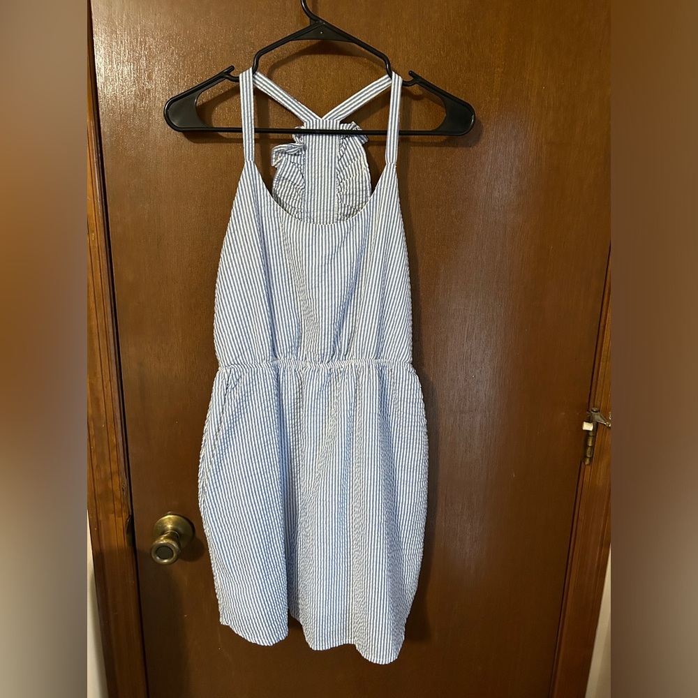 Peach Love Boutique Seersucker Dress